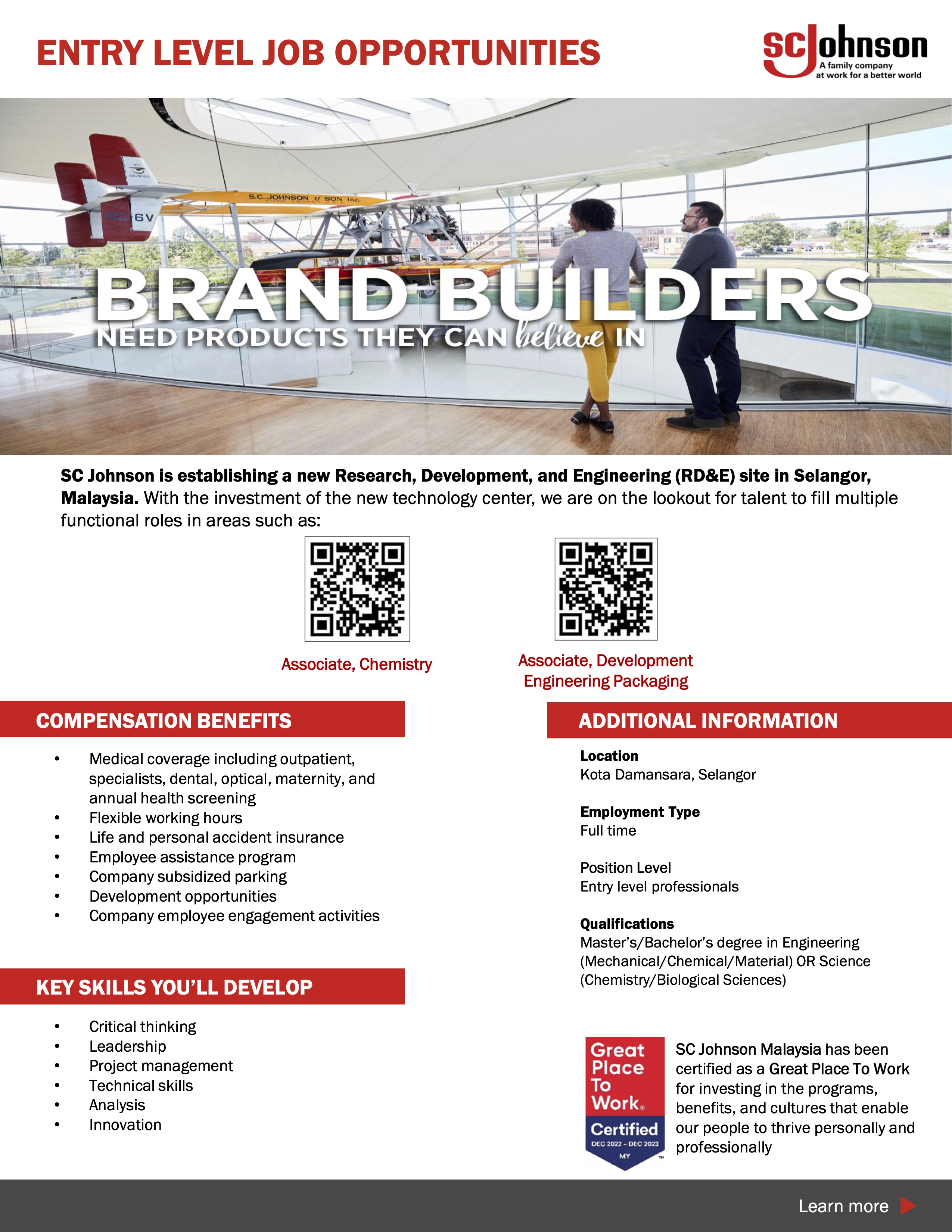 SCJ Malaysia Campus Recruitment Flyer 1